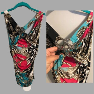 NWOT Women’s multi colored top